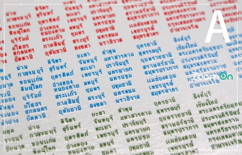 ZoomOn ZD166A 1/24 タイ ライセンスプレートA