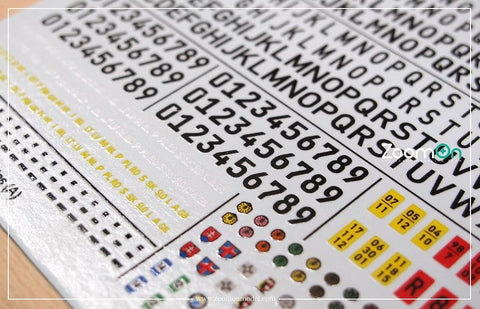 ZoomOn ZD168 1/24 EU ナンバープレート (B)