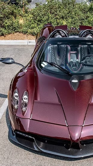 ZoomOn ZD171 レッドカーボンファイバーデカール