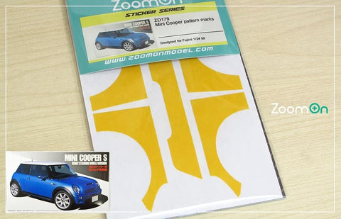ZoomOn ZD179 1/24 ミニクーパー パターンマスク