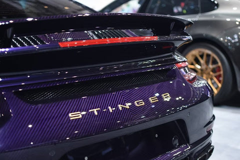 ZoomOn ZD187 1/18 - 1/25 パープルカーボンファイバー デカール -綾織り-