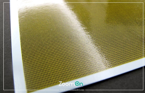 ZoomOn ZD207 1/24 イエローケブラー カーボンファイバー デカール