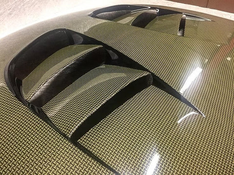 ZoomOn ZD207 1/24 イエローケブラー カーボンファイバー デカール