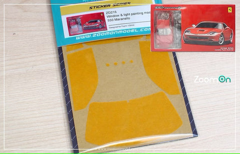 ZoomOn ZD216 1/24 ウィンドウ & ライト ペインティングマスク - 550マラネロ