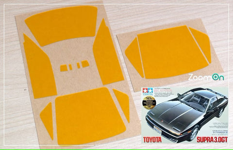 ZoomOn ZD224 1/24 ウィンドウ & ライト ペインティングマスク - トヨタ スープラ 3.0GT (A70)