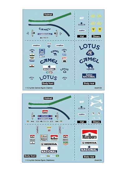 ZoomOn ZF006-20M 1/20 アイルトン セナ フィギュア (A)マルボロ
