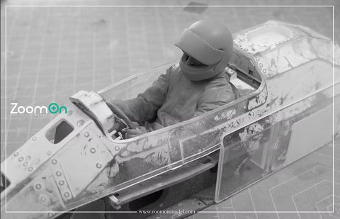 ZoomOn ZF008-C 1/12 アイルトン セナ フィギュア (B)キャメル