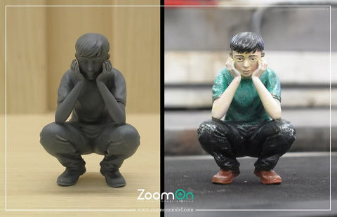 ZoomOn ZF009 1/18 武内樹 (Itsuki Takeuchi) フィギュア 座りポーズ