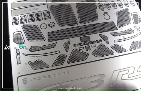 ZoomOn ZP001 1/24 PE ディテールアップパーツ - ポルシェ 911 GT3 RS (992)