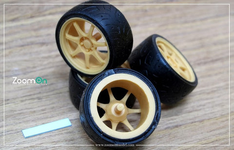 ZoomOn ZR002 1/24 18インチ 無限 GP ホイールセット