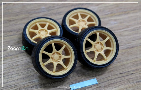 ZoomOn ZR002 1/24 18インチ 無限 GP ホイールセット