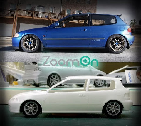 ZoomOn ZR004 1/24 16インチ 無限 MF-8 ホイールセット