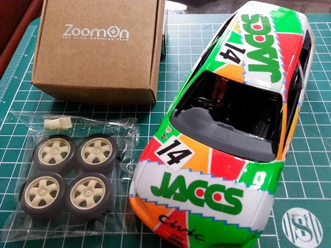 ZoomOn ZR010 1/24 16インチ 無限 MR5 sports ホイールセット