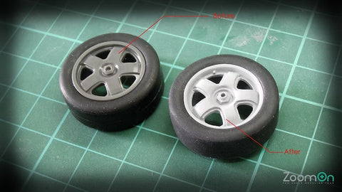 ZoomOn ZR010 1/24 16インチ 無限 MR5 sports ホイールセット