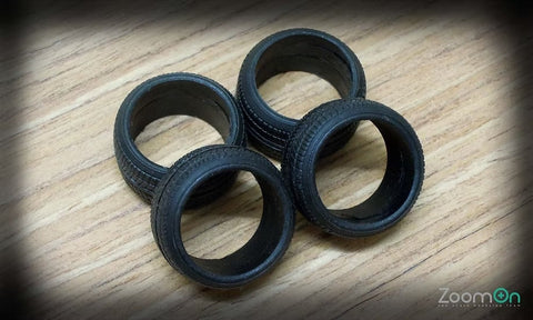 ZoomOn ZR013 1/24 13-15インチ ストレッチタイヤ セット