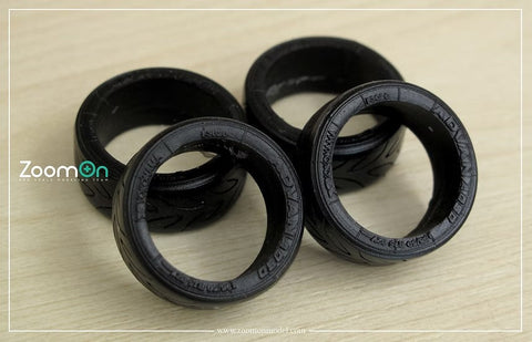 ZoomOn ZR014 1/24 14-15インチ アドバン a050 タイヤ セット