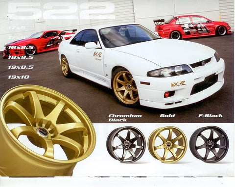 ZoomOn ZR016 1/24 16インチ XXR 522 ホイールセット