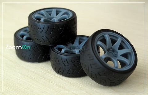 ZoomOn ZR016 1/24 19インチ XXR 522 ホイールセット