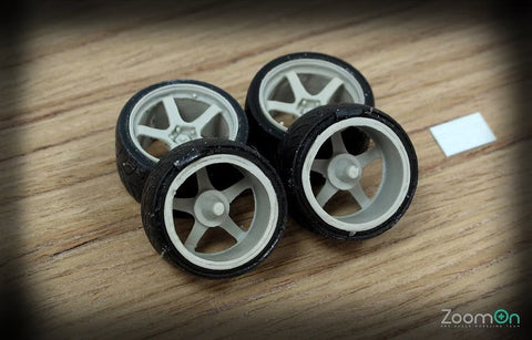 ZoomOn ZR021 1/24 15インチ アドバン GT ホイールセット