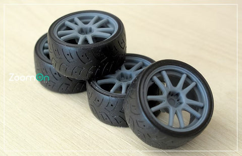 ZoomOn ZR022 1/24 18インチ 5zigen RSD ホイールセット