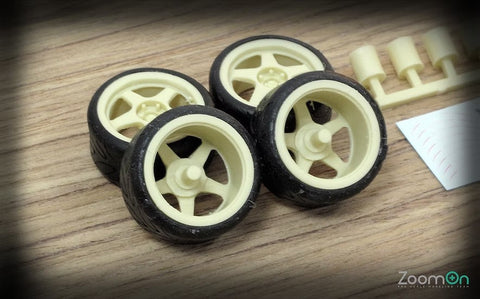 ZoomOn ZR025 1/24 15インチ スプーンスポーツ ホイールセット