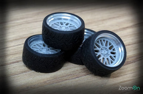 ZoomOn ZR031 1/24 18インチ ワーク マイスター M1 ホイールセット