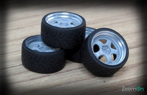 ZoomOn ZR032 1/24 18インチ ワーク マイスター s1 ホイールセット