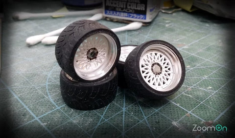 ZoomOn ZR034 1/24 18インチ エセックス タイプENCM ホイールセット