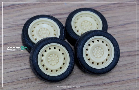 ZoomOn ZR035 1/24 16インチ スチール ホイールセット