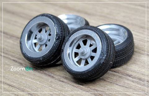 ZoomOn ZR037 1/24 15インチ Rotiform MLW ホイールセット