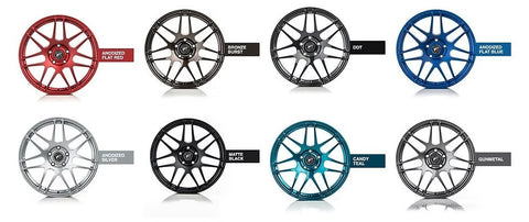 ZoomOn ZR046 1/24 17インチ Forgedstar F14 ホイールセット