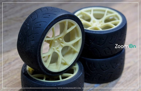 ZoomOn ZR053 1/24 19インチ BC Forged RS41 ホイールセット