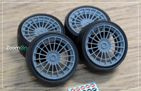 ZoomOn ZR054 1/24 16インチ Rotiform LAS-R ホイールセット