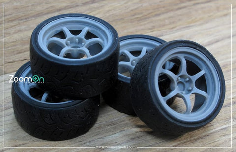 ZoomOn ZR065 1/24 16インチ アドバンレーシング RG2 ホイールセット