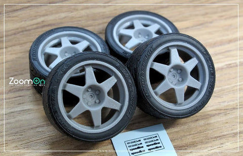 ZoomOn ZR066 1/24 17インチ スピードライン ST2 ホイールセット
