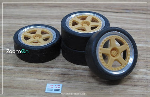 ZoomOn ZR071 1/24 18インチ インパル RS ホイールセット