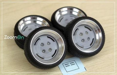 ZoomOn ZR097 1/24 15インチ AE86 OEM カスタム ホイールセット