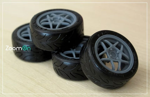 ZoomOn ZR100 1/24 15インチ SSR RF-PRO ホイールセット