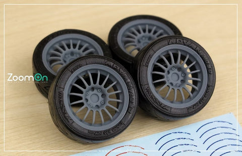 ZoomOn ZR107 1/24 16インチ スプリントハート CPF ホイールセット