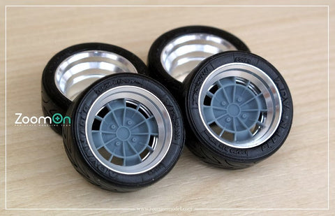 ZoomOn ZR113-15 1/24 15インチ Trd Tosco ホイールセット