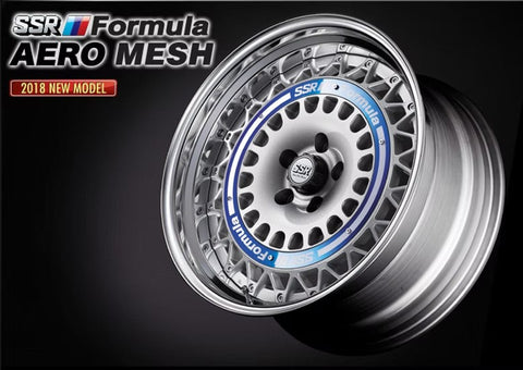 ZoomOn ZR131 1/24 19インチ SSR フォーミュラエアロメッシュ ホイールセット