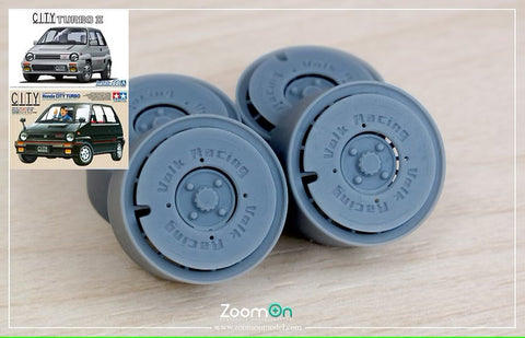 ZoomOn ZR139 1/24 13'' ボルクレーシング ターボファン リムセット