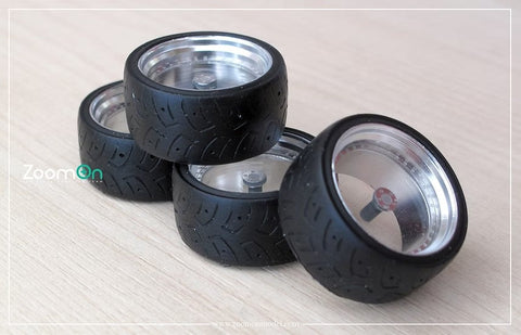 ZoomOn ZR144 1/24 18インチ トランスペアレント リムセット