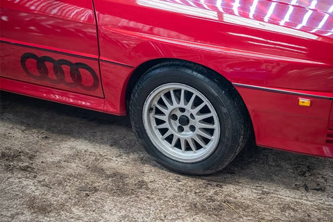 ZoomOn ZR153 1/24 15インチ アウディ クワトロ OEM リムセット 84'-87' (タミヤ用)