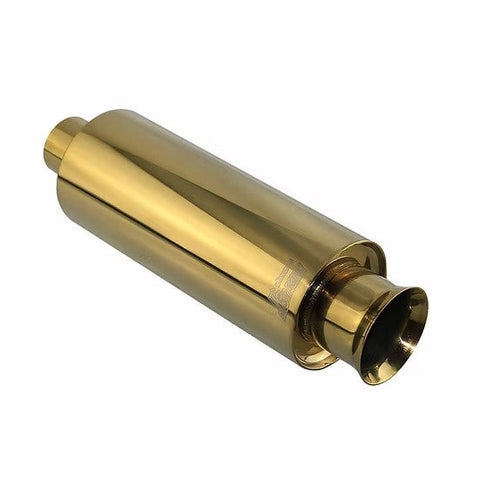 ZoomOn ZT023 1/24 汎用 メタルエキゾースト (Sサイズ) - ゴールド