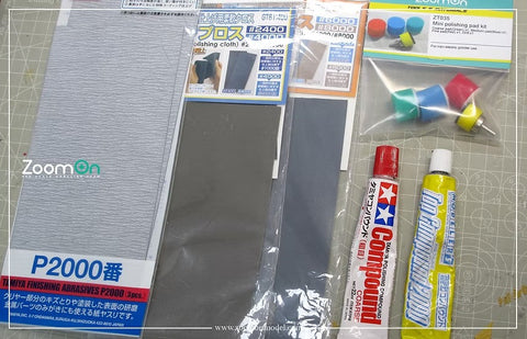ZoomOn ZT035 1/24 ミニ研磨パッドキット