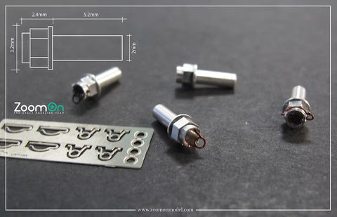 ZoomOn ZT045 1/24 ホイール センターロックナット