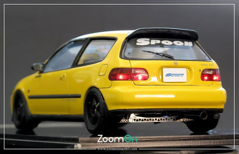 ZoomOn ZT061 1/24 リアサブフレームブレース&タイバー