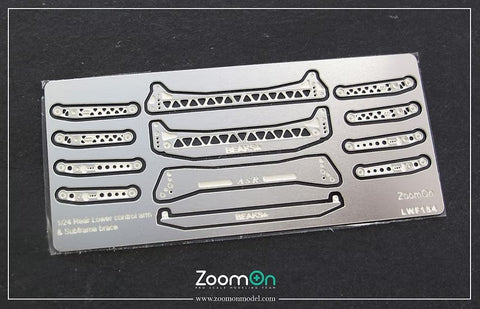 ZoomOn ZT061 1/24 リアサブフレームブレース&タイバー