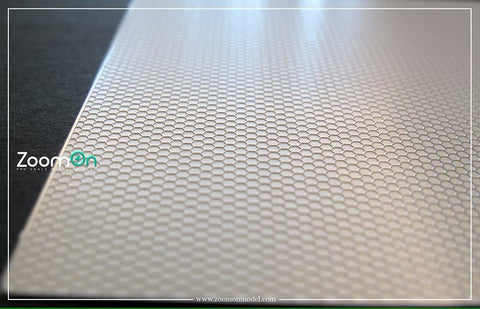 ZoomOn ZT068 アルミ ハニカムグリッドプレート (ソリッド) 70x70mm 1 プレート